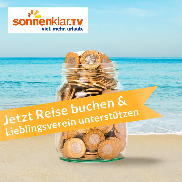 Reise buchen, dabei Deinen Lieblingsverein unterstützen + eigene Reiseprämie sichern!