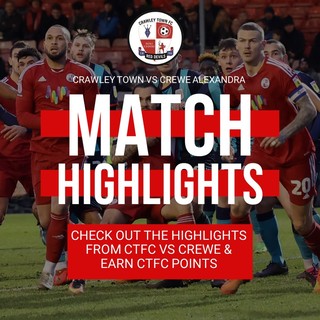 Crawey Town vs Crewe Alexandra match highlights - Watch and earn!