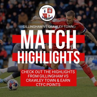 HIGHLIGHTS | Gillingham v Crawley Town | WATCH AND EARN POINTS