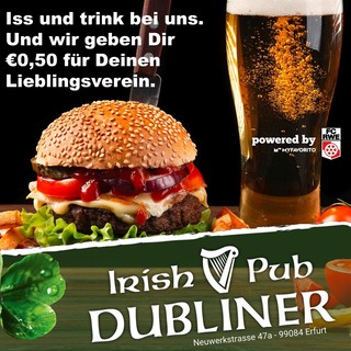 Trink was, ess was und wir geben dir 0,50€ für Deinen Lieblingsverein.