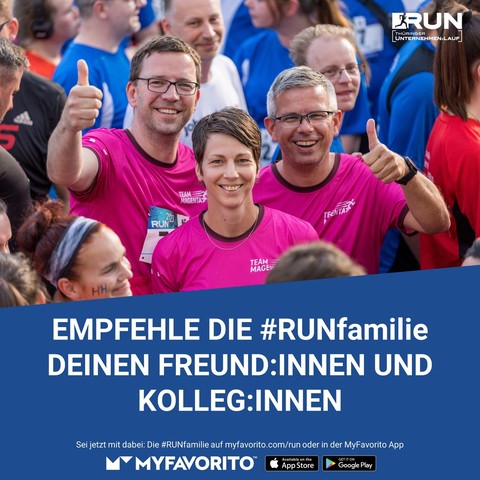 Empfehle Freund:innen und Kolleg:innen und erhalte RUN Punkte