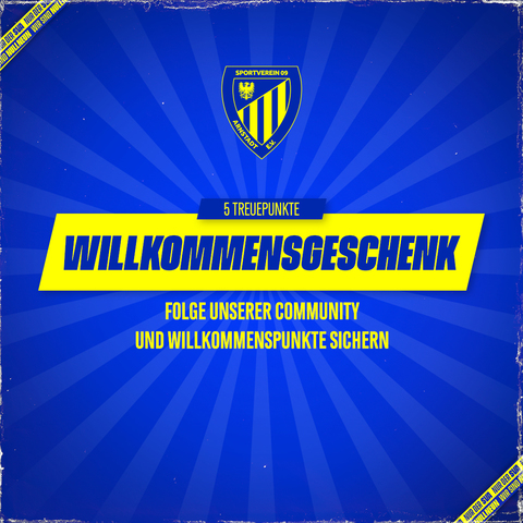 5 SVA-Treuepunkte als Willkommensgeschenk