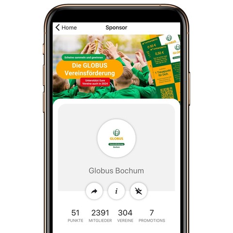 Die GLOBUS Vereinsförderung