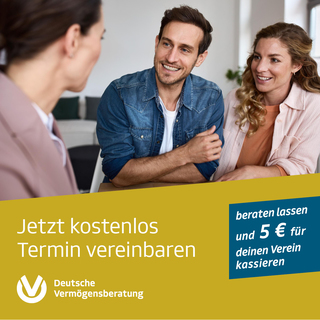BERATUNG - Kostenfreien Termin vereinbaren und 5€ für deinen Lieblingsverein kassieren!