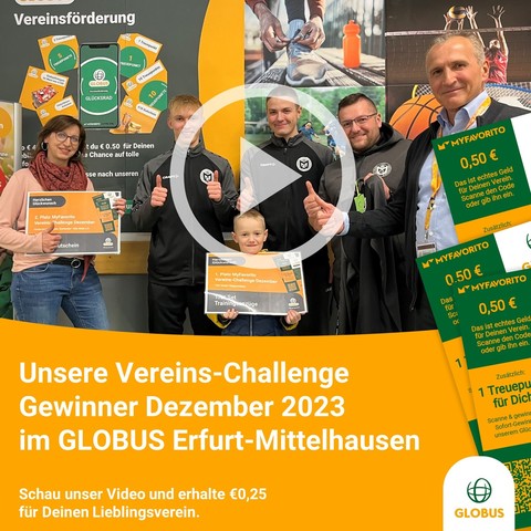 Die Gewinner der Vereins-Challenge im Dezember '23