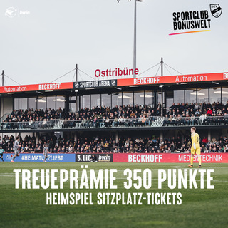 Treueprämie: Sitzplatz-Ticket