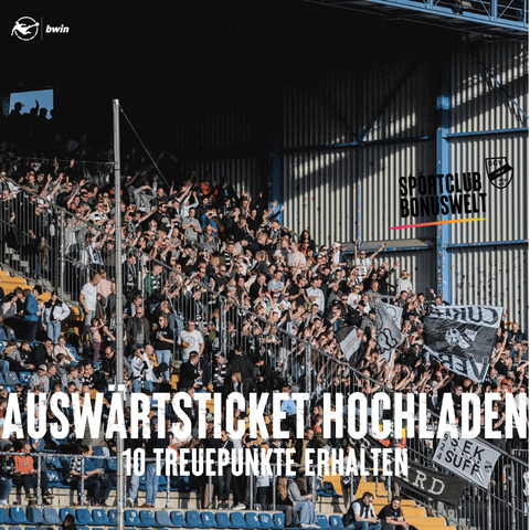 Auswärtsspiel-Ticket hochladen und Sportclub Verl-Punkte erhalten