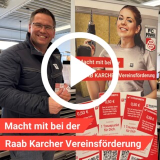 Mach mit bei der Raab Karcher Vereinsförderung