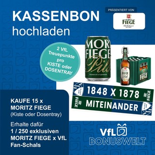 Kaufe MORITZ FIEGE und lade Deinen Kassenbon hoch.