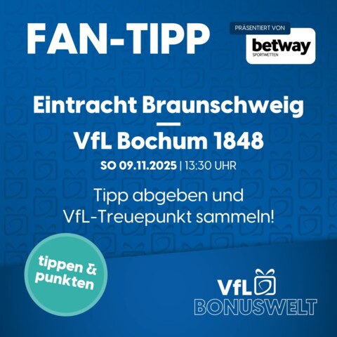 Mach mit beim 12. VfL Fan-Tipp!