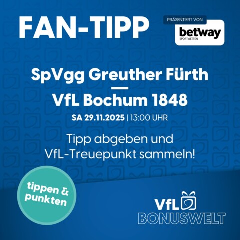 Mach mit beim 14. VfL Fan-Tipp!