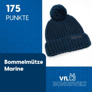 Treueprämie: Bommelmütze Marine
