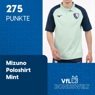 Treueprämie: Mizuno Poloshirt Mint