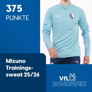 Treueprämie: Mizuno Trainingssweat 25/26