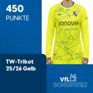 Treueprämie: TW-Trikot 25/26 Gelb