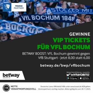 2x VIP-Tickets Pokalspiel VfL Bochum 1848 vs. VfB Stuttgart