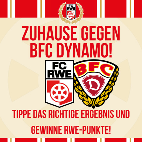 #RWEBFC: Dein Endergebnis-Tipp im letzten Heimspiels des Jahres gegen den BFC Dynamo!!