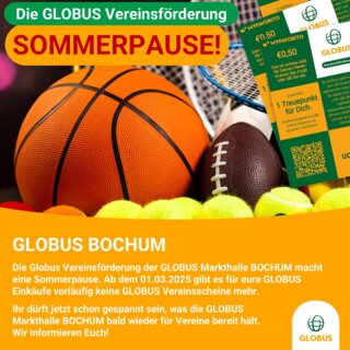 GLOBUS BOCHUM Vereinsförderung