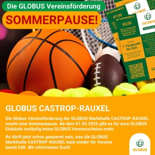GLOBUS CASTROP-RAUXEL Vereinsförderung