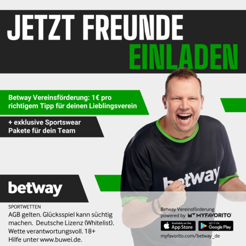 Lade Deine Freunde zum Tippspiel ein !