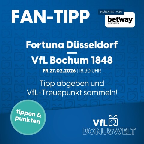 Mach mit beim 24. VfL Fan-Tipp!