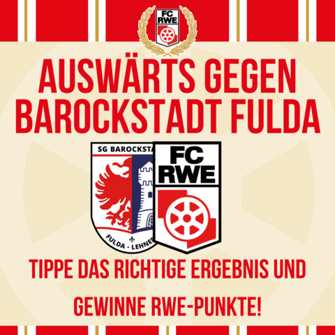 #SGBRWE: Dein Endergebnis-Tipp im Testspiel gegen die SG Barockstadt Fulda-Lehnerz!