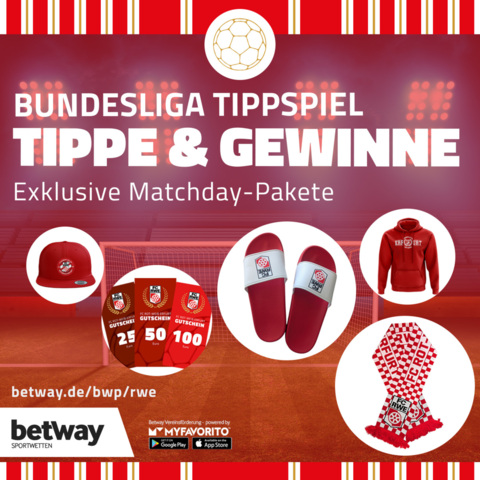 Gutscheine im Wert von insg. 1.000,- Euro für den RWE-Fanshop gewinnen!