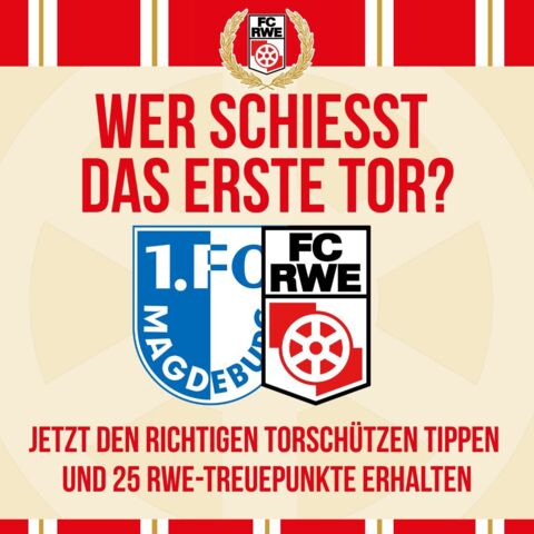 #FCMRWE: Wer erzielt das erste Tor gegen den 1. FC Magdeburg?