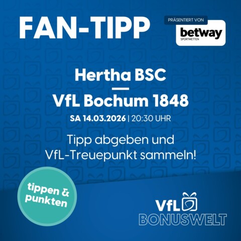 Mach mit beim 26. VfL Fan-Tipp!